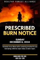 Healthy Forest Alliance On-call Crew - Lola Montez Pile Burn 2